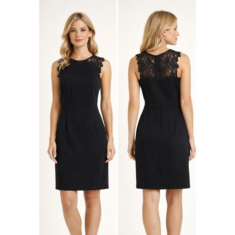 Altar’d State Black Lace Sheath Dress NWT Sleeveless Size L